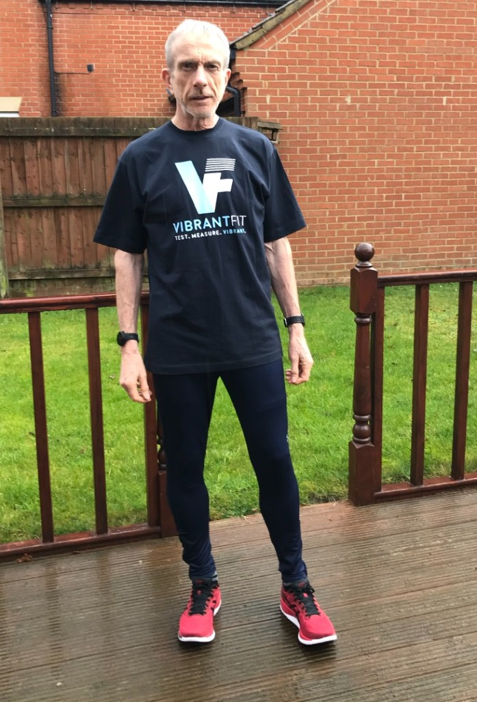 Mark after losing three stone — marathon training
